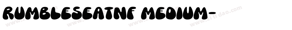 RumbleSeatNF Medium字体转换